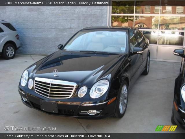 2008 Mercedes-Benz E 350 4Matic Sedan in Black