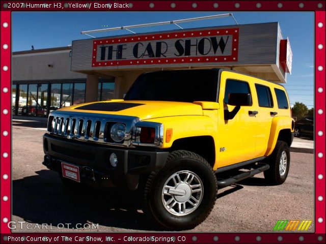 2007 Hummer H3  in Yellow