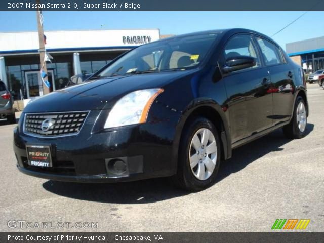 2007 Nissan Sentra 2.0 in Super Black