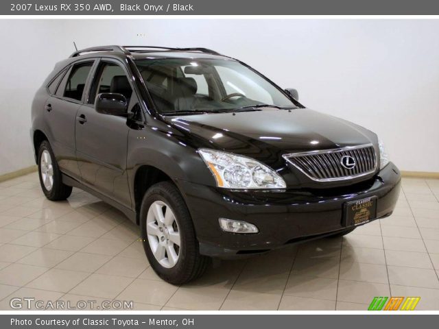 2007 Lexus RX 350 AWD in Black Onyx