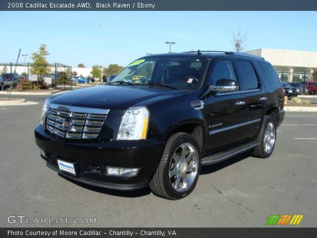 2008 Cadillac Escalade AWD in Black Raven