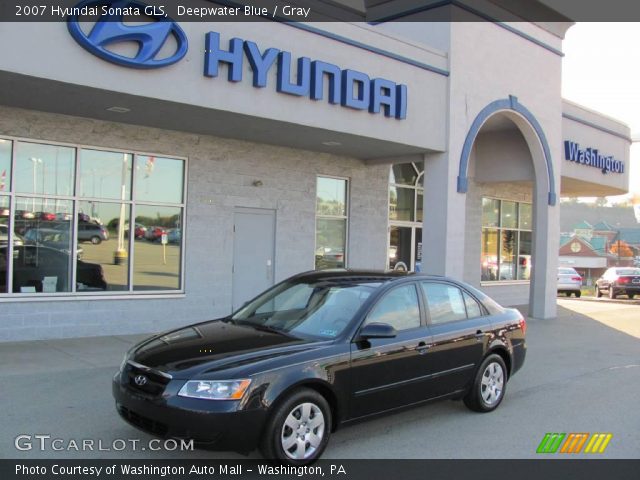 2007 Hyundai Sonata GLS in Deepwater Blue