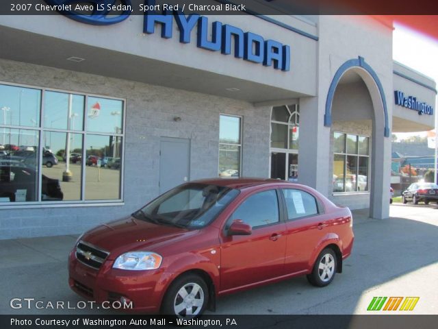 2007 Chevrolet Aveo LS Sedan in Sport Red