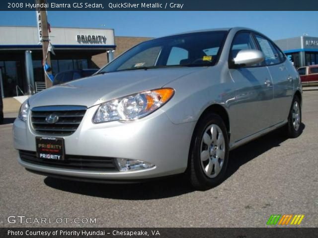2008 Hyundai Elantra GLS Sedan in QuickSilver Metallic