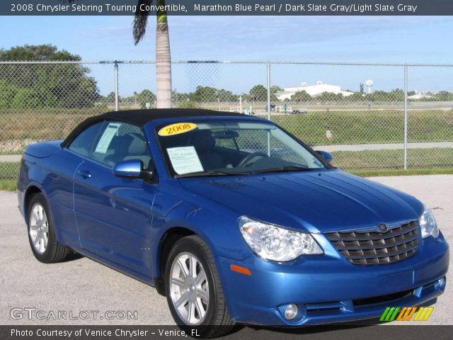 2008 Chrysler Sebring Touring Convertible in Marathon Blue Pearl