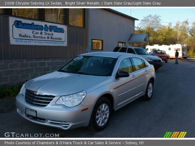 2008 Chrysler Sebring LX Sedan in Bright Silver Metallic
