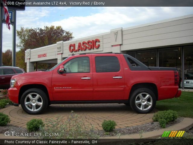 2008 Chevrolet Avalanche LTZ 4x4 in Victory Red