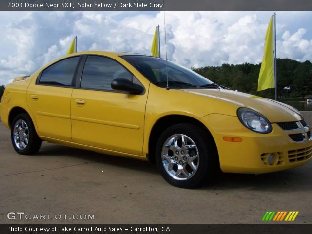 2003 Dodge Neon SXT in Solar Yellow