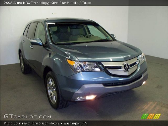 2008 Acura MDX Technology in Steel Blue Metallic