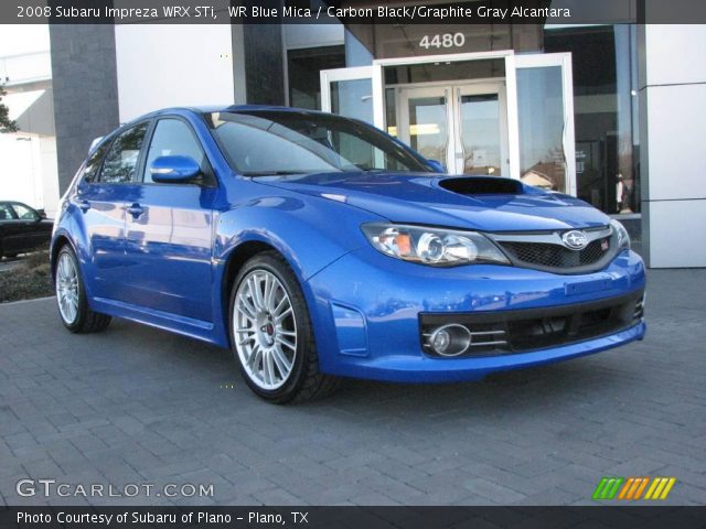 2008 Subaru Impreza WRX STi in WR Blue Mica