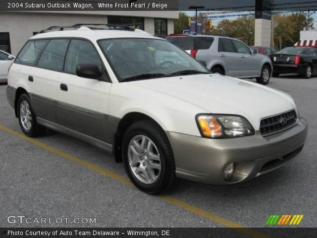 2004 Subaru Outback Wagon in White Frost Pearl