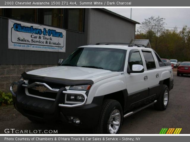 2003 Chevrolet Avalanche 1500 Z71 4x4 in Summit White