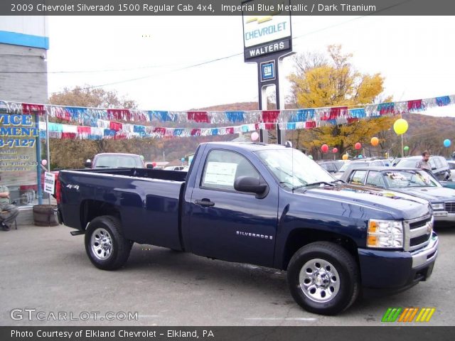 2009 Chevrolet Silverado 1500 Regular Cab 4x4 in Imperial Blue Metallic