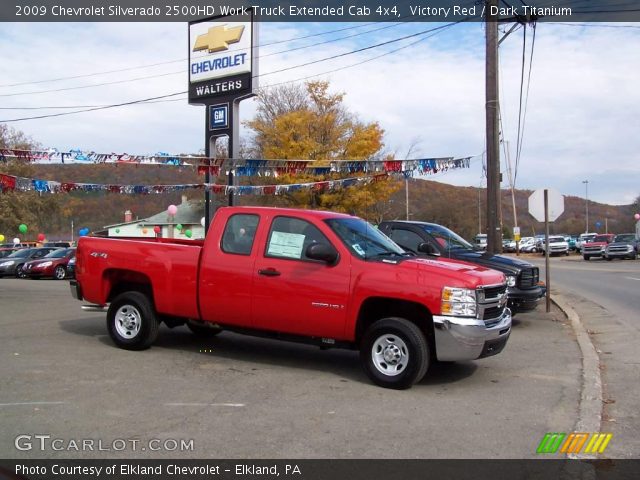 2009 Chevrolet Silverado 2500HD Work Truck Extended Cab 4x4 in Victory Red