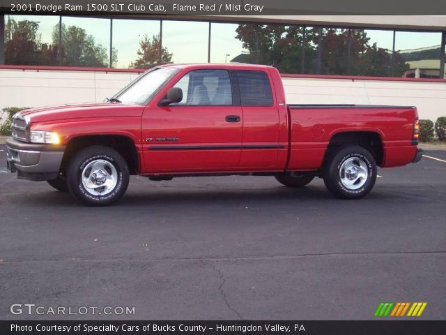 2001 Dodge Ram 1500 SLT Club Cab in Flame Red