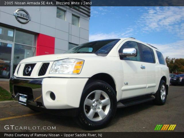 2005 Nissan Armada SE 4x4 in Blizzard White