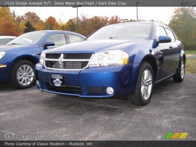 2010 Dodge Avenger R/T in Deep Water Blue Pearl
