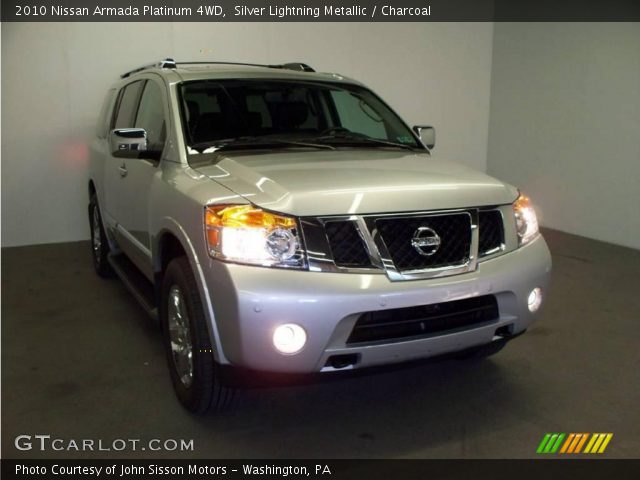 2010 Nissan Armada Platinum 4WD in Silver Lightning Metallic