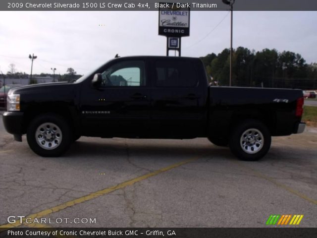 2009 Chevrolet Silverado 1500 LS Crew Cab 4x4 in Black