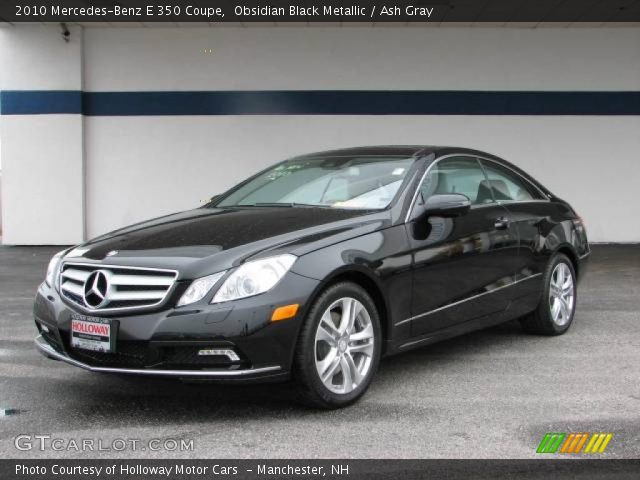 2010 Mercedes-Benz E 350 Coupe in Obsidian Black Metallic