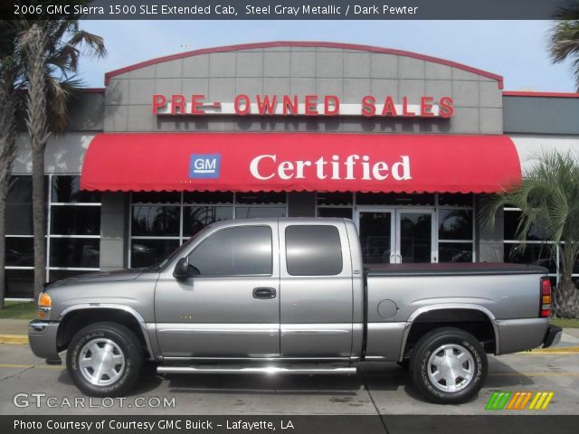 2006 GMC Sierra 1500 SLE Extended Cab in Steel Gray Metallic