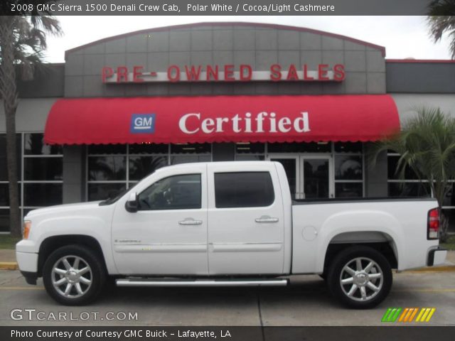 2008 GMC Sierra 1500 Denali Crew Cab in Polar White