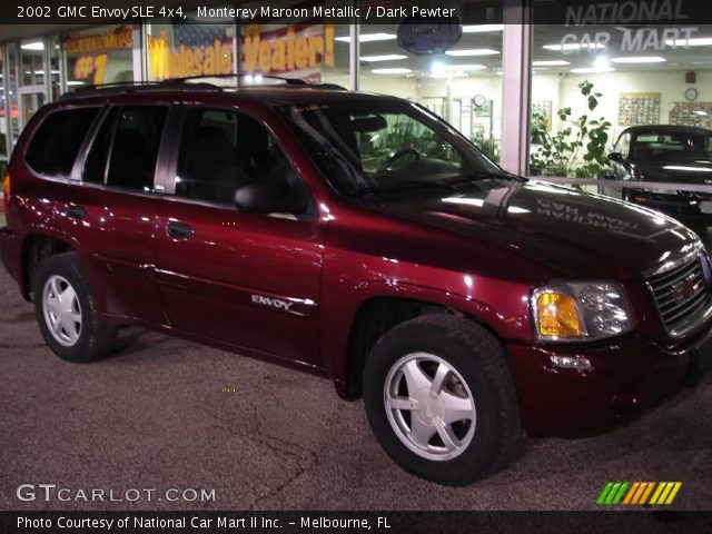 2002 GMC Envoy SLE 4x4 in Monterey Maroon Metallic