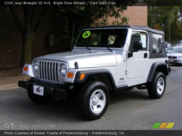 2006 Jeep Wrangler SE 4x4 in Bright Silver Metallic