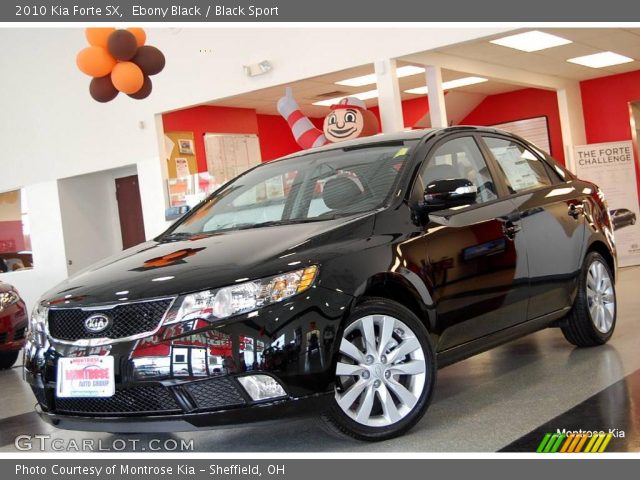 2010 Kia Forte SX in Ebony Black