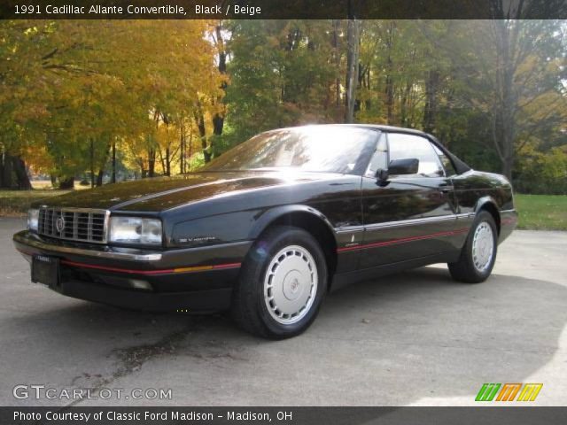 1991 Cadillac Allante Convertible in Black