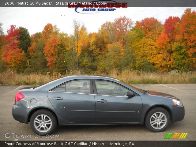 2006 Pontiac G6 V6 Sedan in Stealth Gray Metallic