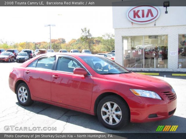2008 Toyota Camry LE in Barcelona Red Metallic