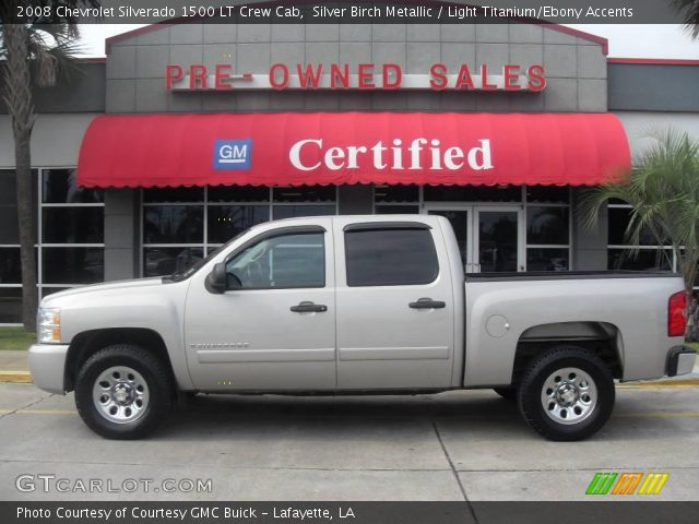 2008 Chevrolet Silverado 1500 LT Crew Cab in Silver Birch Metallic