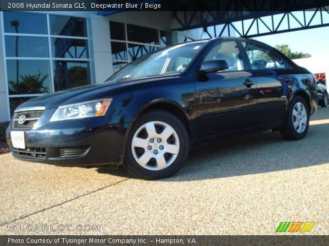 2008 Hyundai Sonata GLS in Deepwater Blue