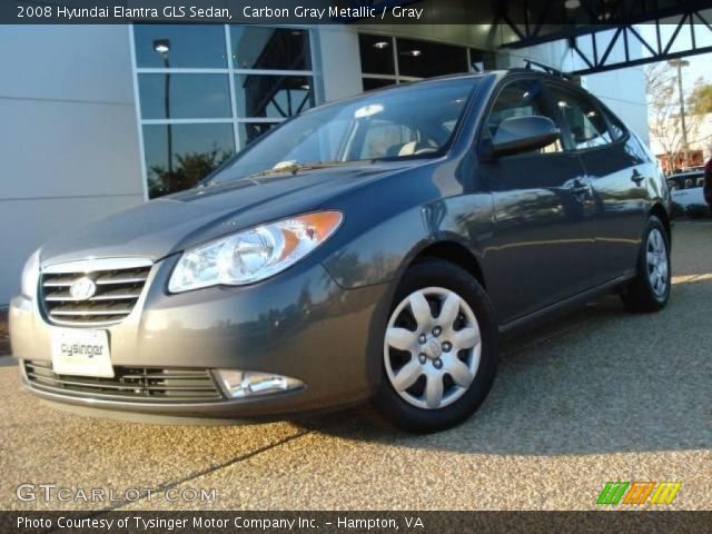 2008 Hyundai Elantra GLS Sedan in Carbon Gray Metallic