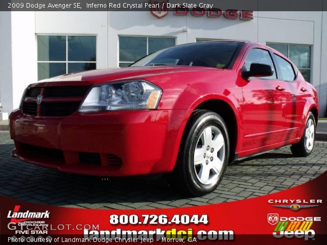2009 Dodge Avenger SE in Inferno Red Crystal Pearl