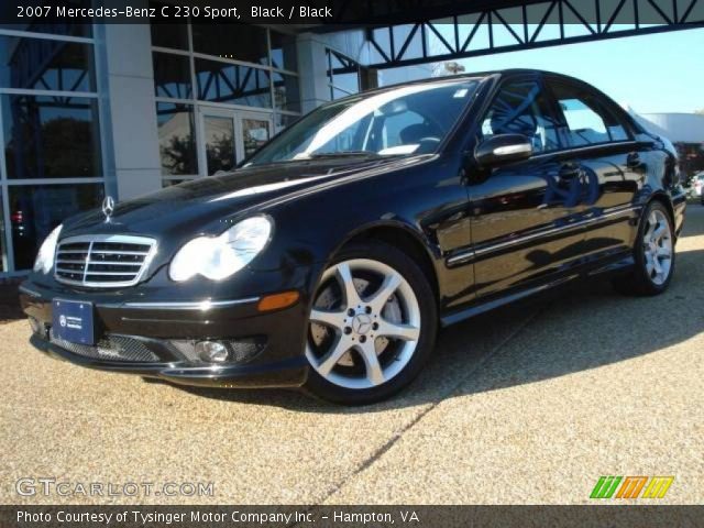 2007 Mercedes-Benz C 230 Sport in Black