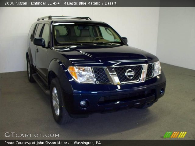 2006 Nissan Pathfinder LE 4x4 in Majestic Blue Metallic
