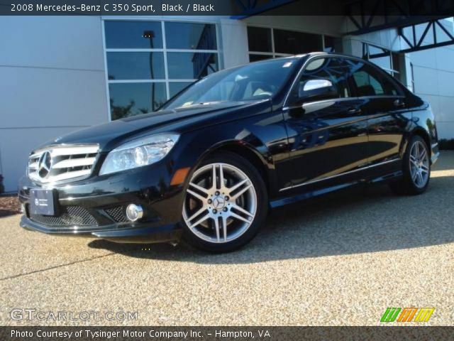 2008 Mercedes-Benz C 350 Sport in Black