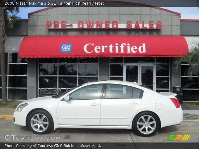 2008 Nissan Maxima 3.5 SE in Winter Frost Pearl