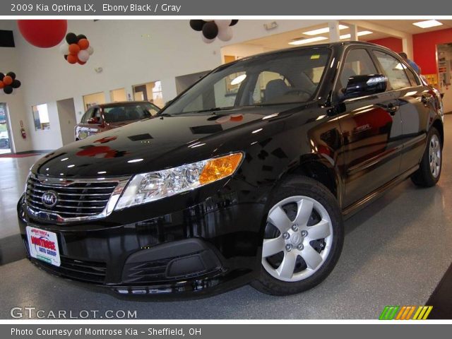 2009 Kia Optima LX in Ebony Black