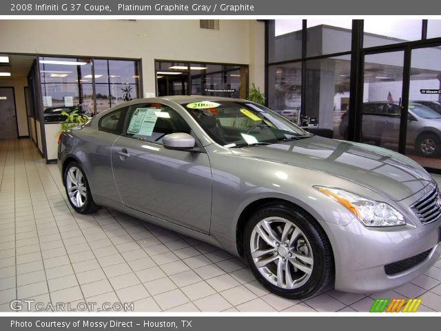 2008 Infiniti G 37 Coupe in Platinum Graphite Gray
