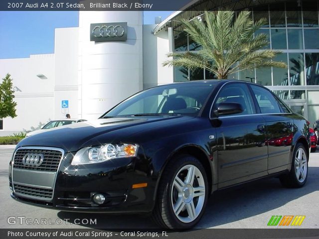2007 Audi A4 2.0T Sedan in Brilliant Black
