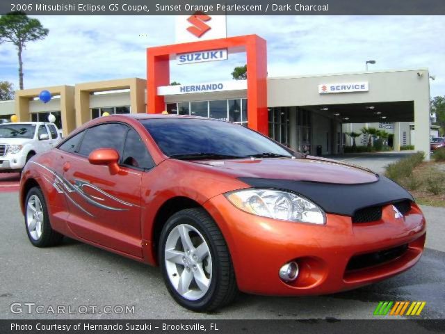 2006 Mitsubishi Eclipse GS Coupe in Sunset Orange Pearlescent