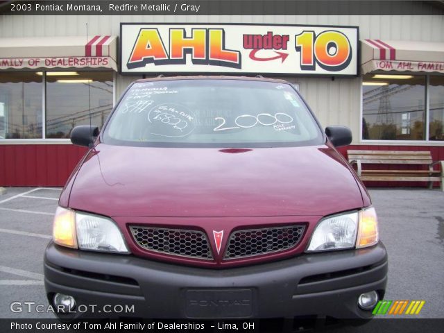 2003 Pontiac Montana  in Redfire Metallic