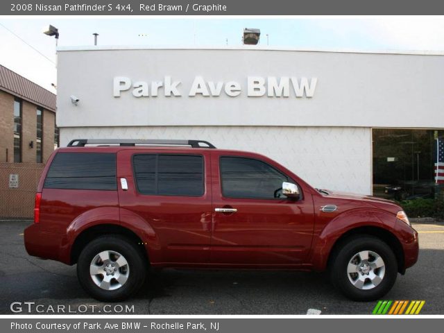 2008 Nissan Pathfinder S 4x4 in Red Brawn