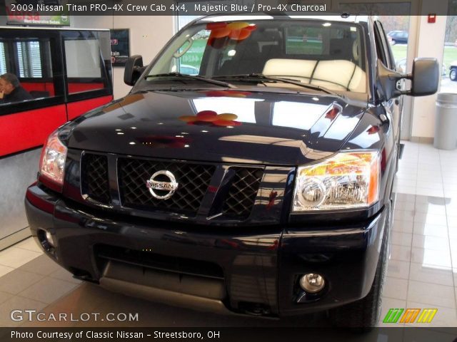 2009 Nissan Titan PRO-4X Crew Cab 4x4 in Majestic Blue