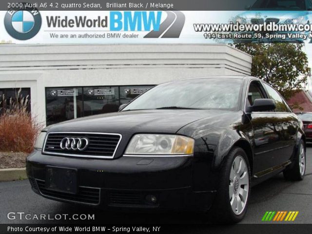 2000 Audi A6 4.2 quattro Sedan in Brilliant Black