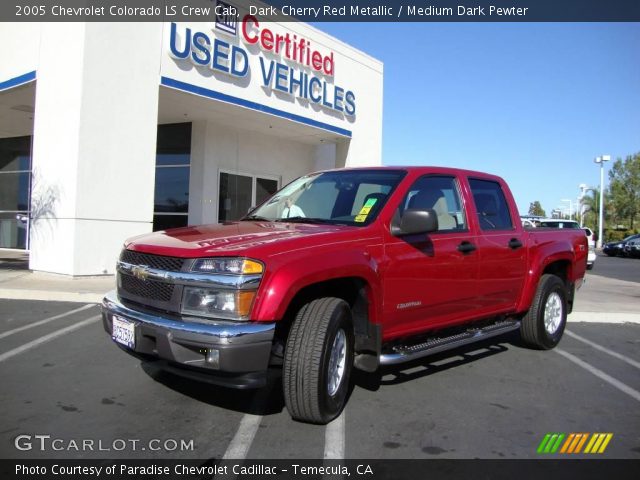 2005 Chevrolet Colorado LS Crew Cab in Dark Cherry Red Metallic