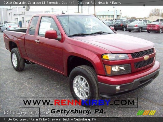 2010 Chevrolet Colorado LT Extended Cab 4x4 in Cardinal Red Metallic